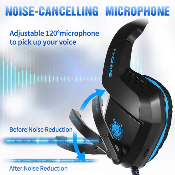 Auriculares Gamer Micrófono Phoinkas H1